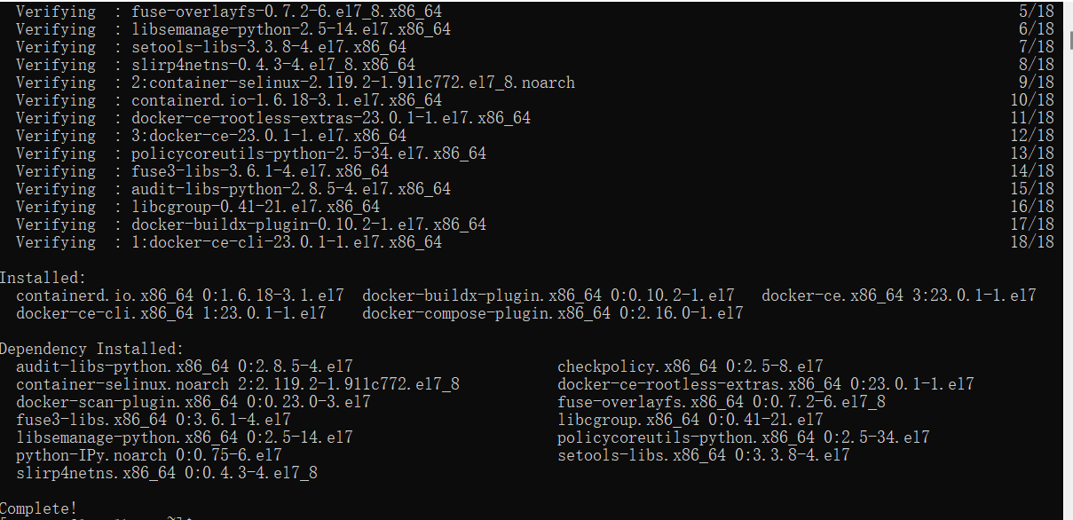 在CentOS上安装Docker引擎